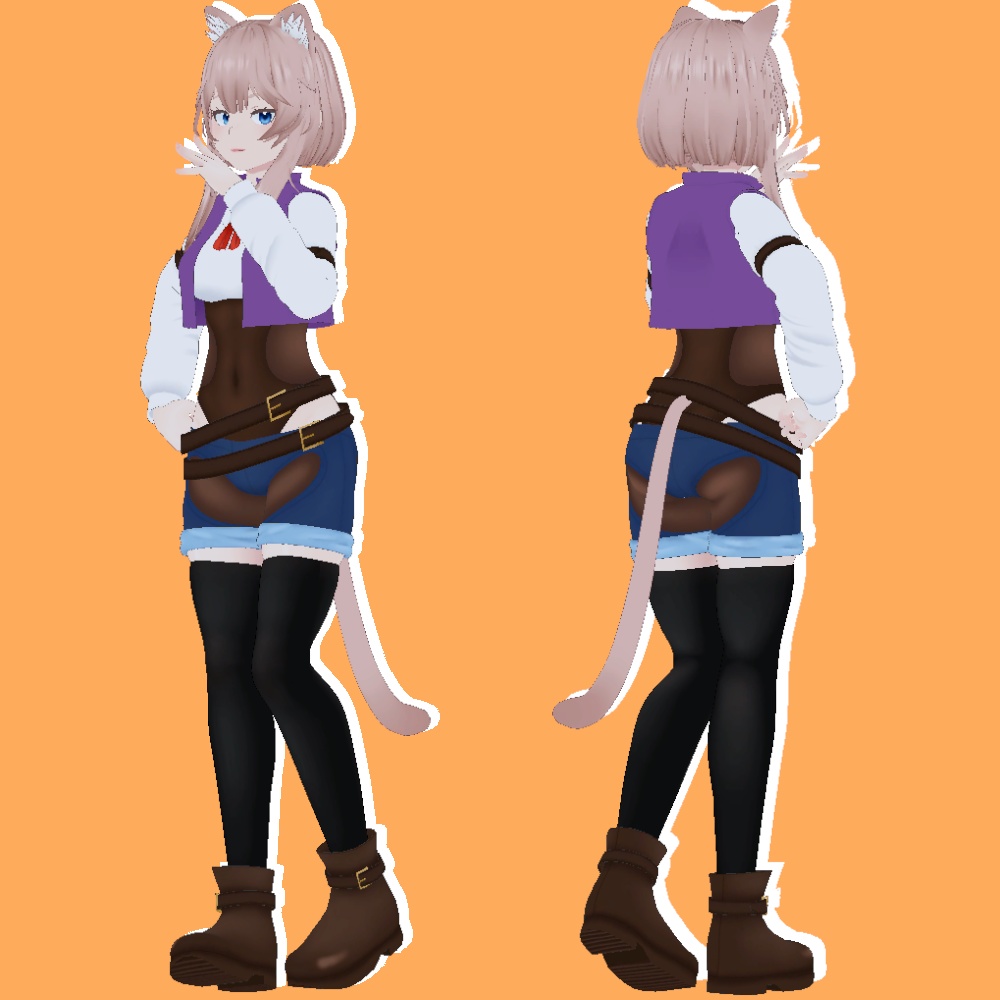 オリジナル3Dキャラクター【カタリーン】|| Original 3D Character 【Katrien】
