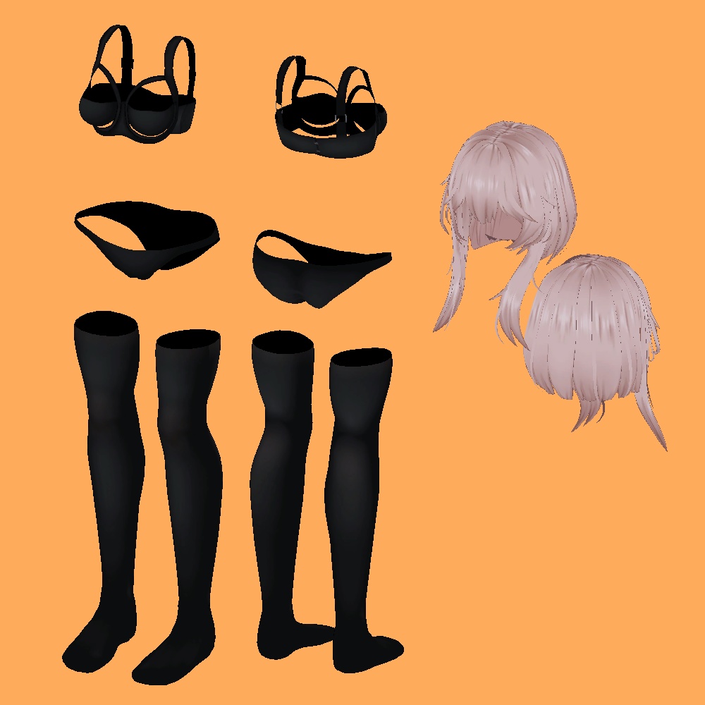 オリジナル3Dキャラクター【カタリーン】|| Original 3D Character 【Katrien】