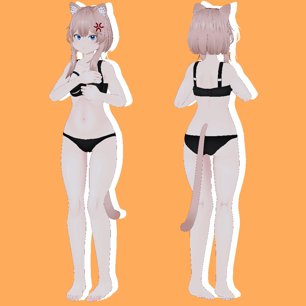 オリジナル3Dキャラクター【カタリーン】|| Original 3D Character 【Katrien】