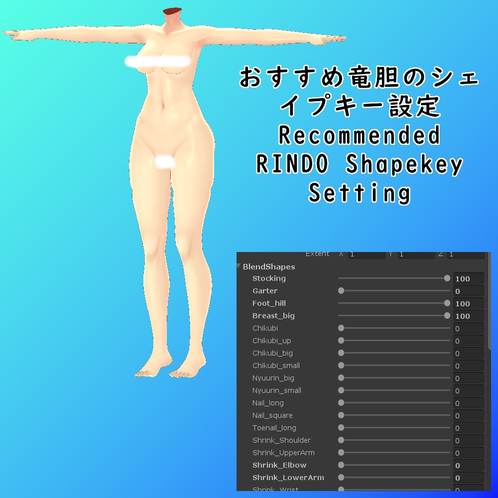 竜胆とイメリス用半透明バニースーツ || Rindo & Imeris See Thru Bunny Suit