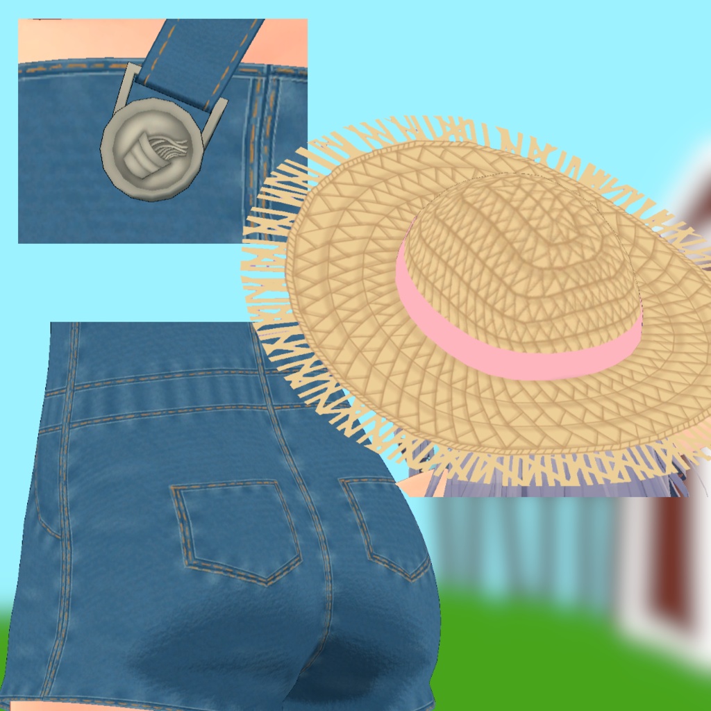 桔梗用デニム衣装 || Kikyo Denim Outfit