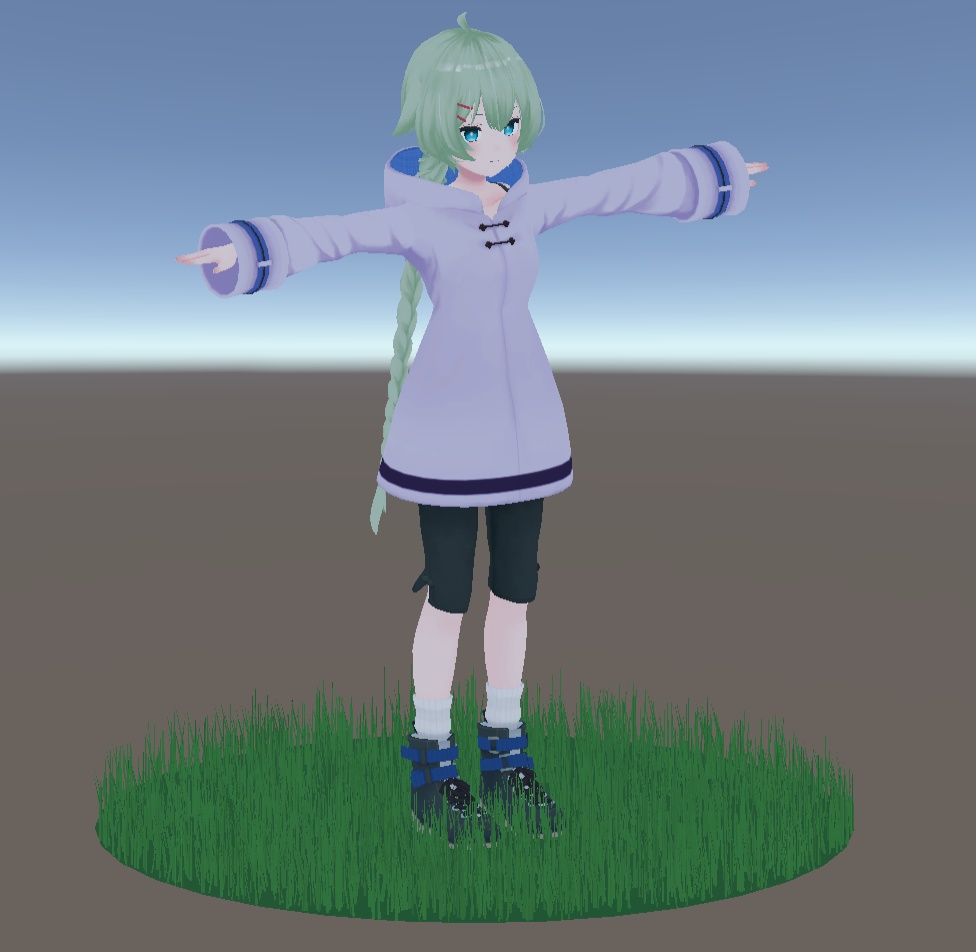 For PhysBones Avatars: Touchable Grass || アバター向けPhysBones対応 触られる草