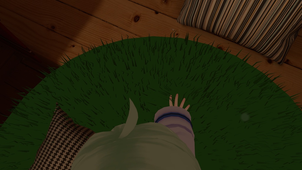 For PhysBones Avatars: Touchable Grass || アバター向けPhysBones対応 触られる草