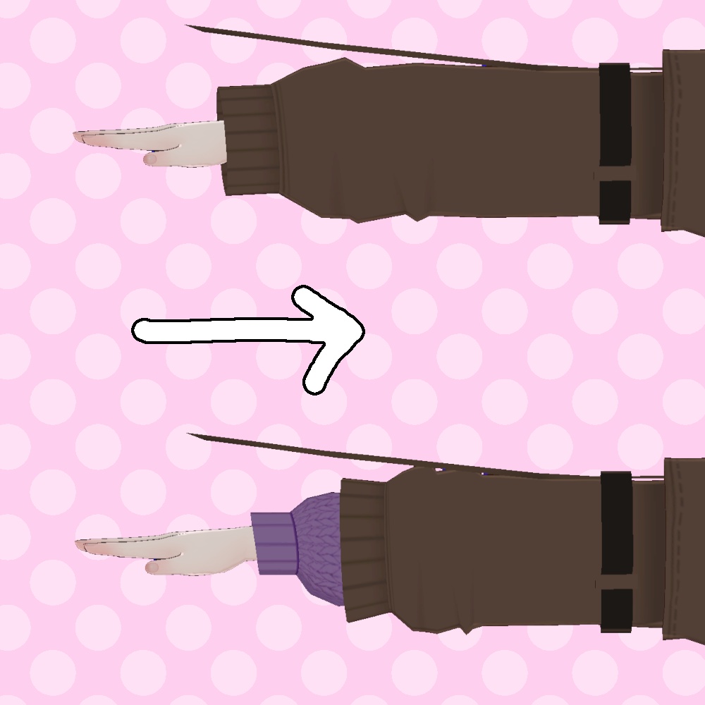 薄荷素体用:冬の服(2020年版)|| For Hakka Body: Winter Clothes (2020Ver.)