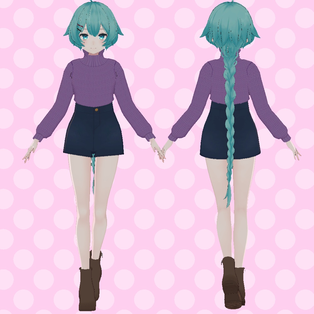 薄荷素体用:冬の服(2020年版)|| For Hakka Body: Winter Clothes (2020Ver.)