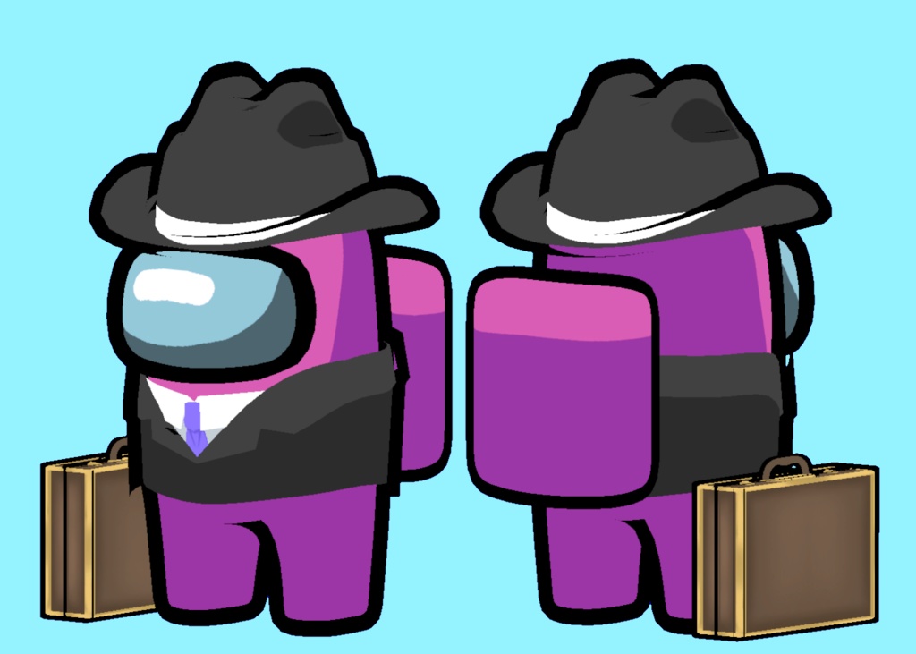 【Among Us Follower(by hfcRed)用】衣装パック 1 || 【For: Among Us Follower(by hfcRed) 】Outfit Pack 1