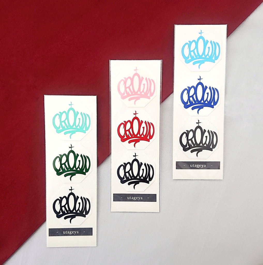 ステッカーシール「CROWN」