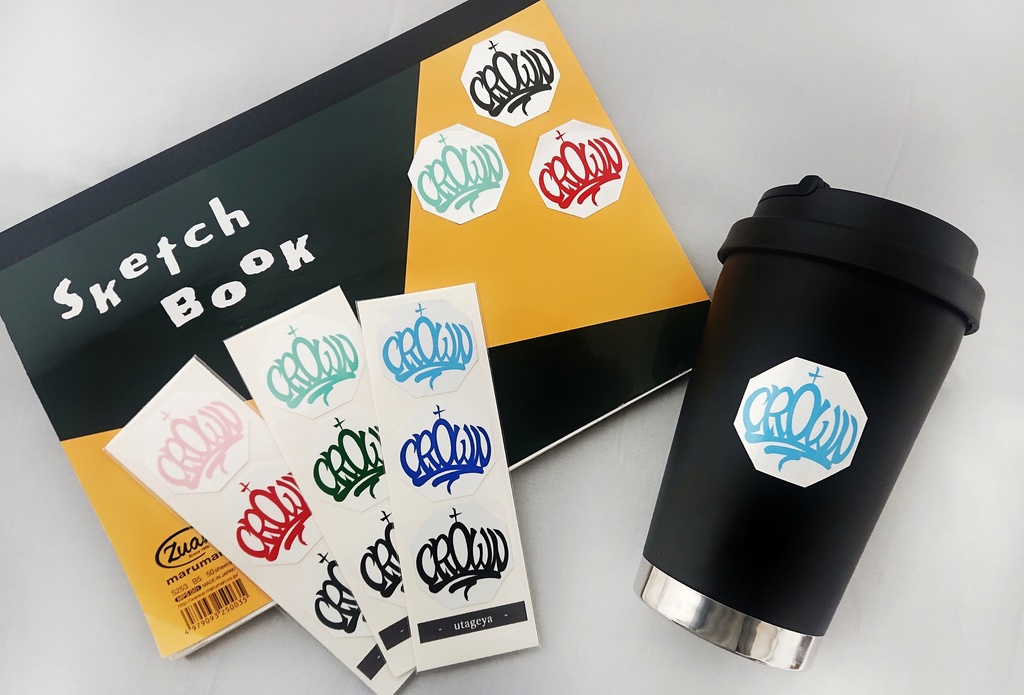 ステッカーシール「CROWN」