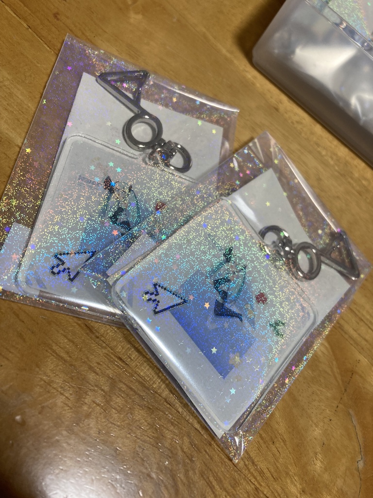 メールチェックミクキーホルダー