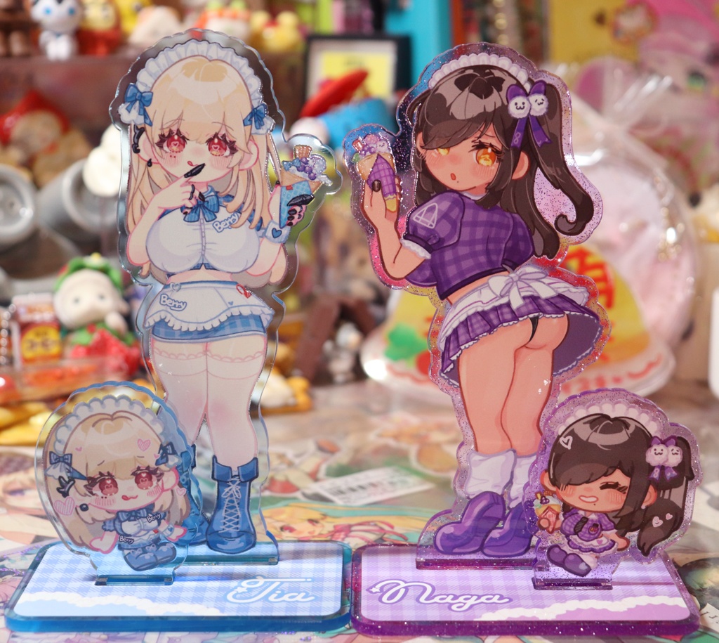 クレープ【ティア＆ナガ】アクリルスタンド
