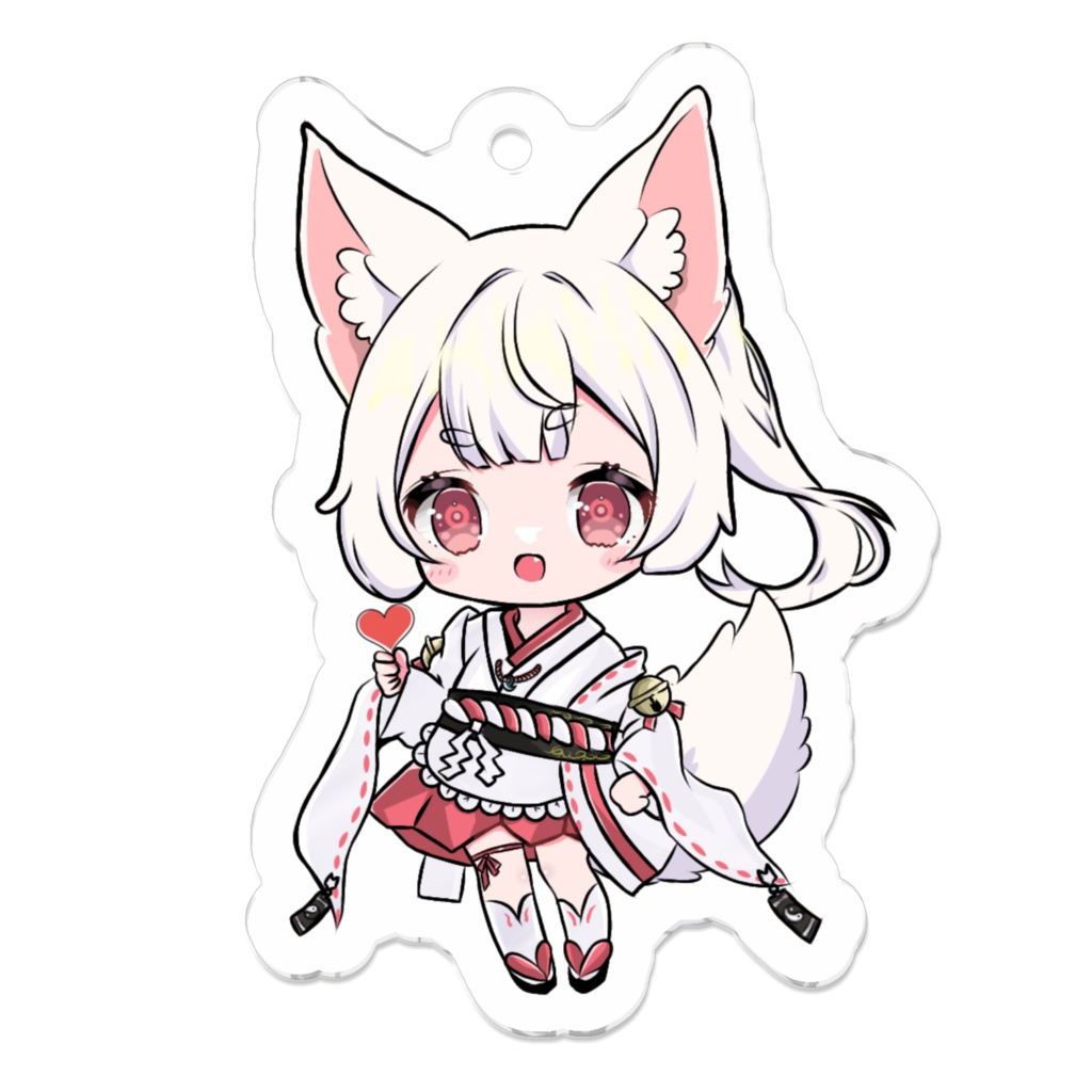 巫女服あびたんアクキー
