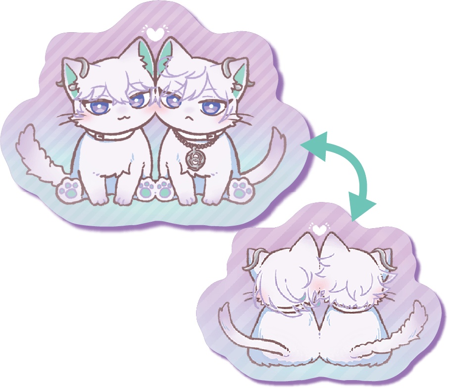 ねこめず クッションキーホルダー