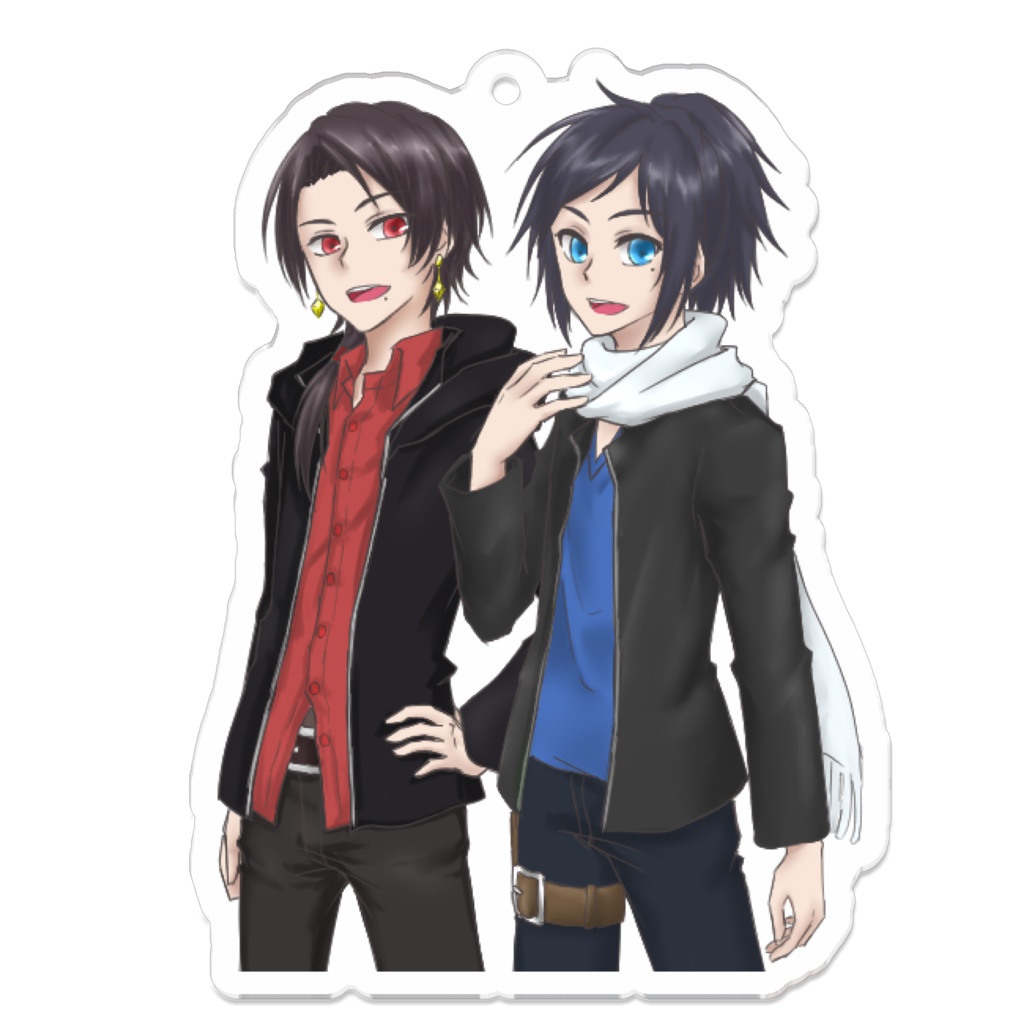 加州&大和守 刀剣乱舞二次創作アクキー