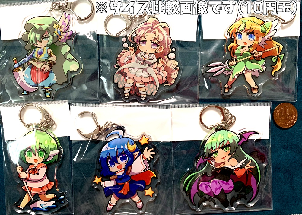 アクリルキーホールダー