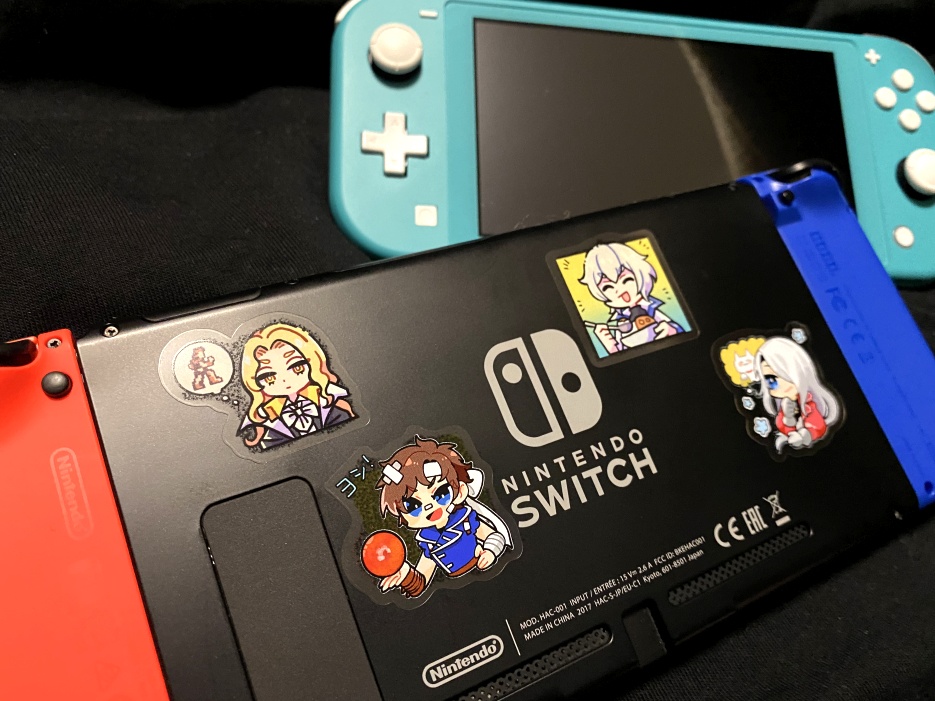 悪魔城クロスクリーナー&ハンカチタオル&クリアシール