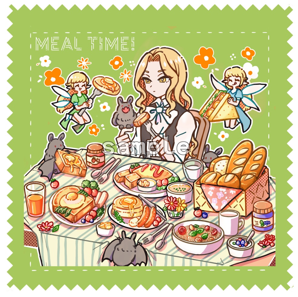 悪魔城クロスクリーナー&ハンカチタオル&クリアシール