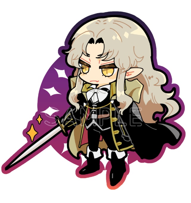 悪魔城アクリルキーホルダー&スタンド