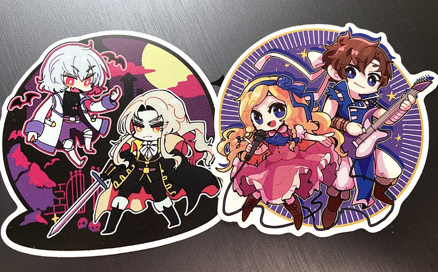 悪魔城ポーチ&シール