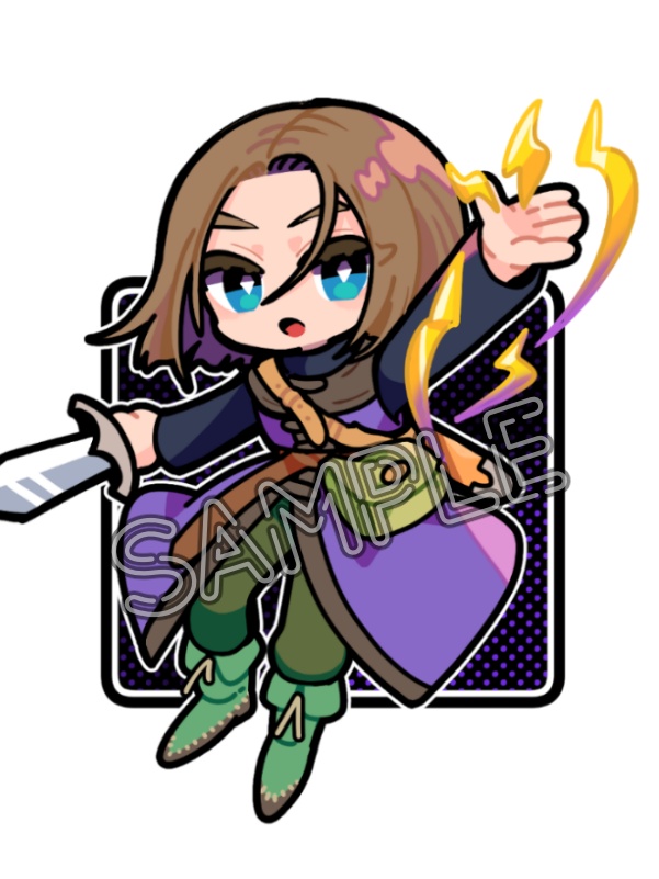 ドラクエ11・3・4アクリルキーホルダー