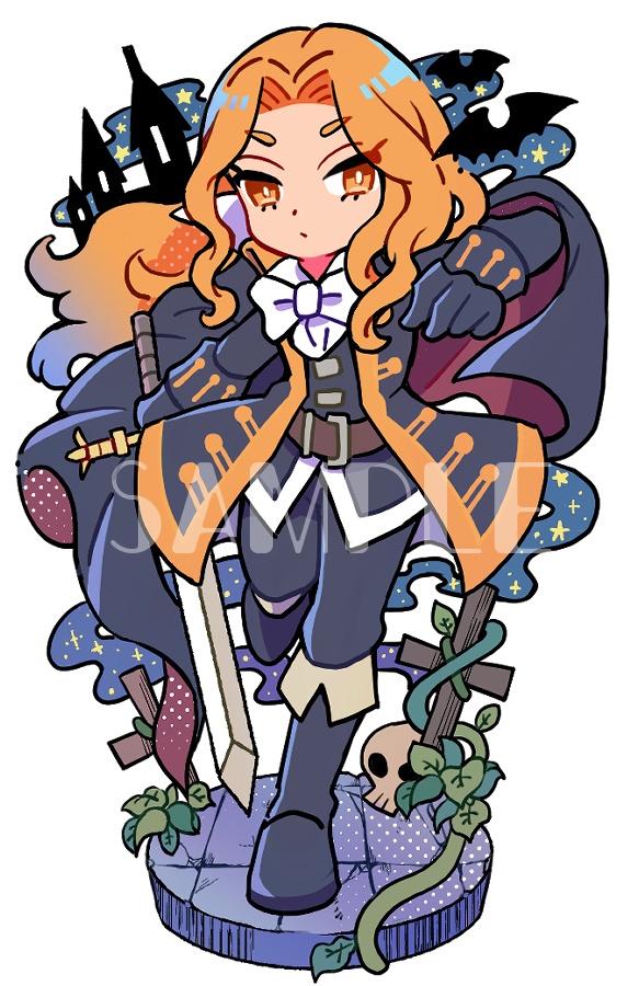 悪魔城アクリルキーホルダー