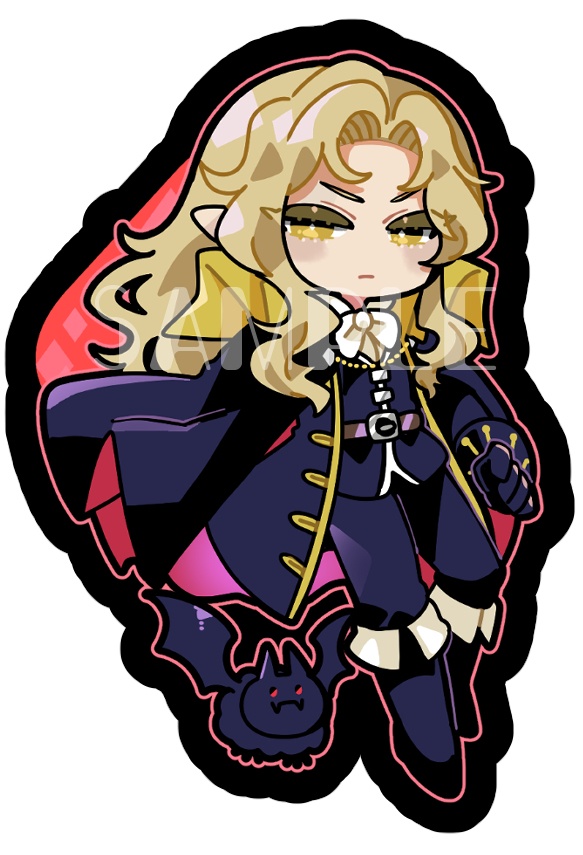 悪魔城アクリルキーホルダー