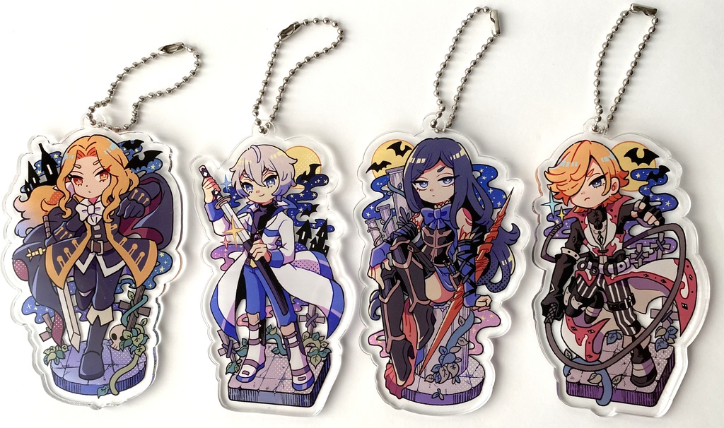 悪魔城アクリルキーホルダー
