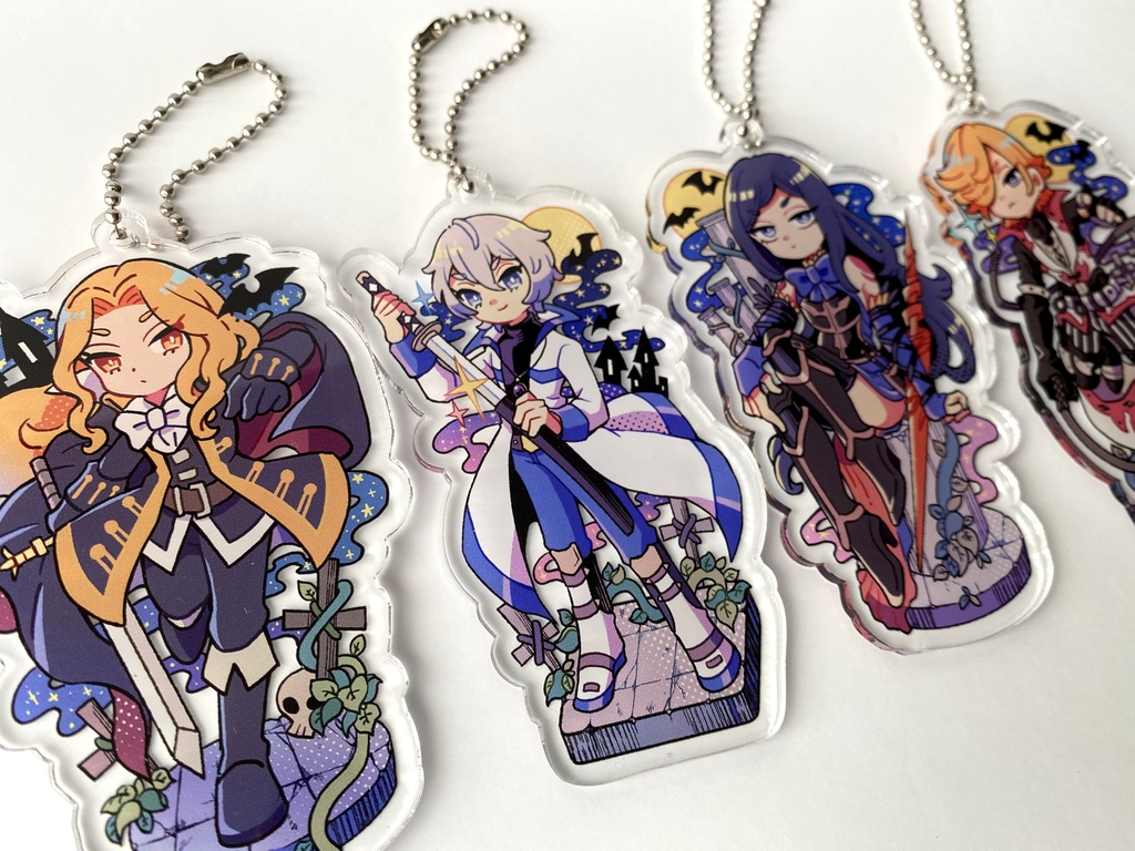 悪魔城アクリルキーホルダー