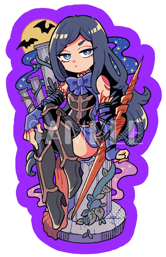 悪魔城ステッカー