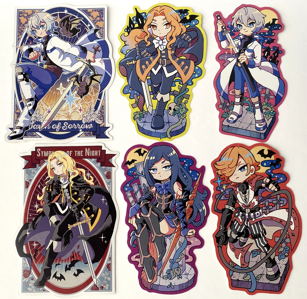 悪魔城ステッカー