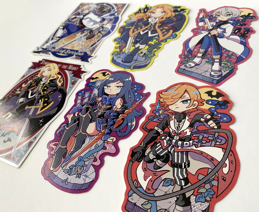 悪魔城ステッカー