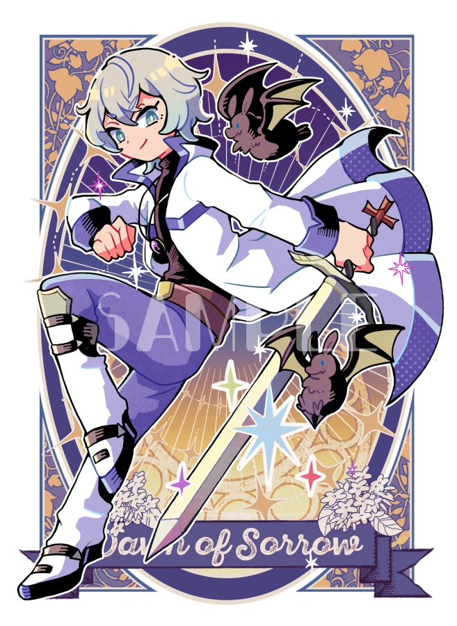 悪魔城ステッカー