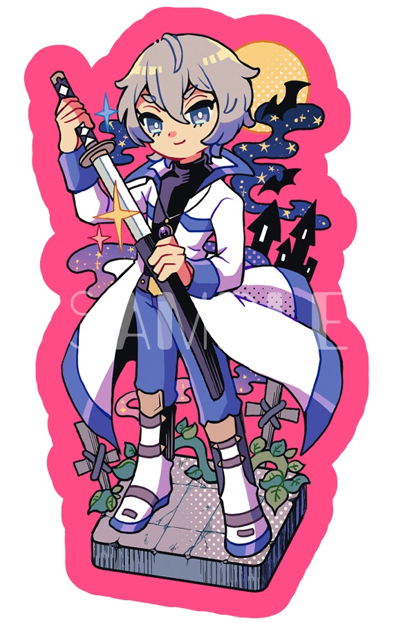 悪魔城ステッカー