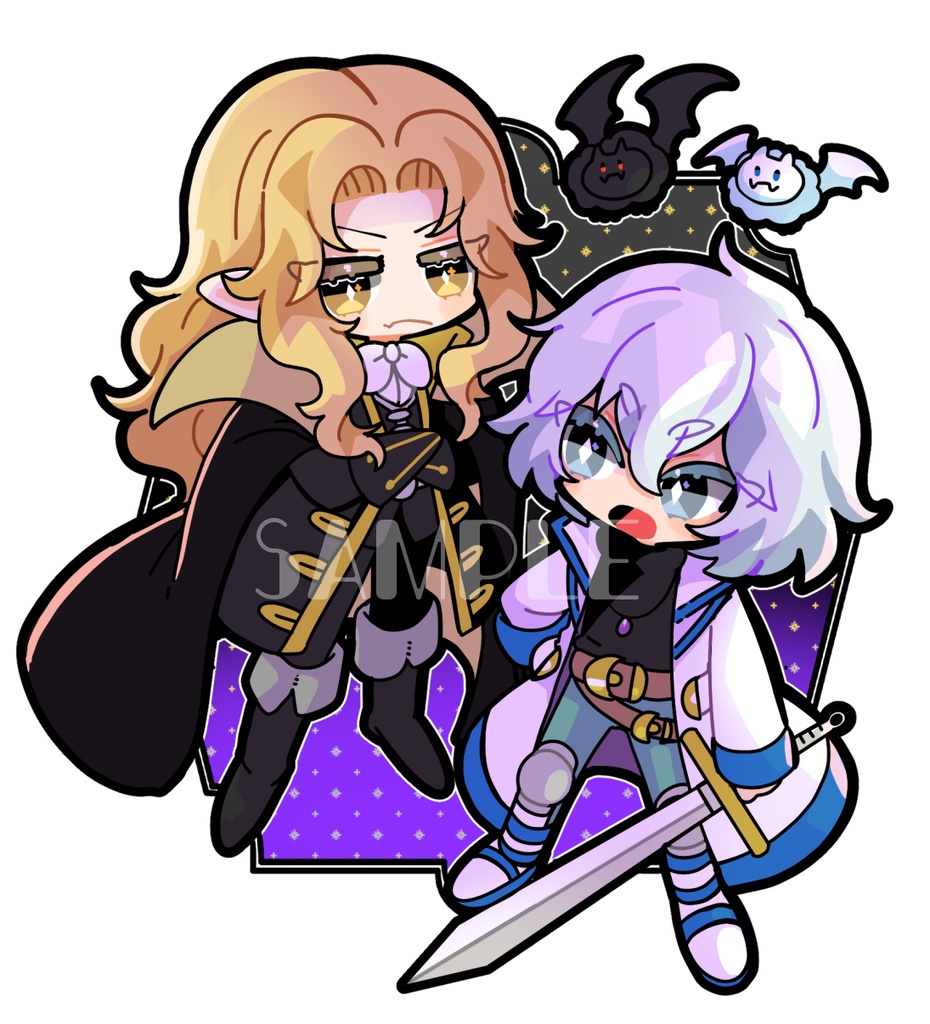 悪魔城アクリルキーホルダー