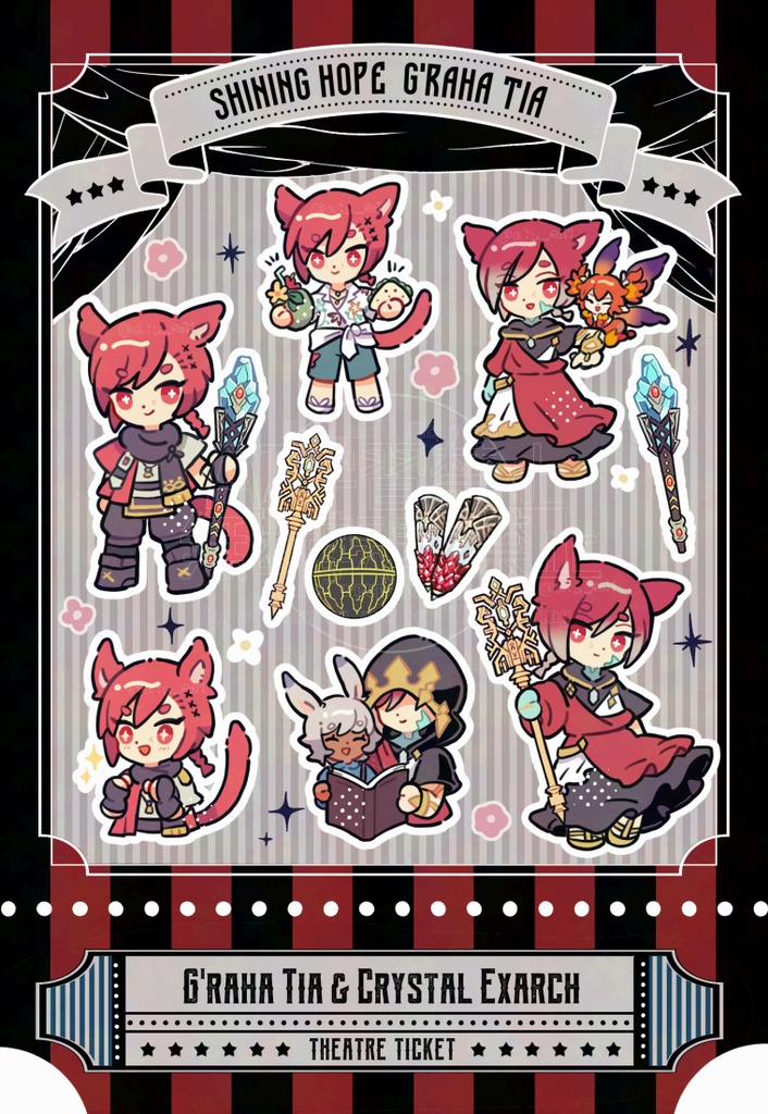 アクリルキーホルダー&ステッカー