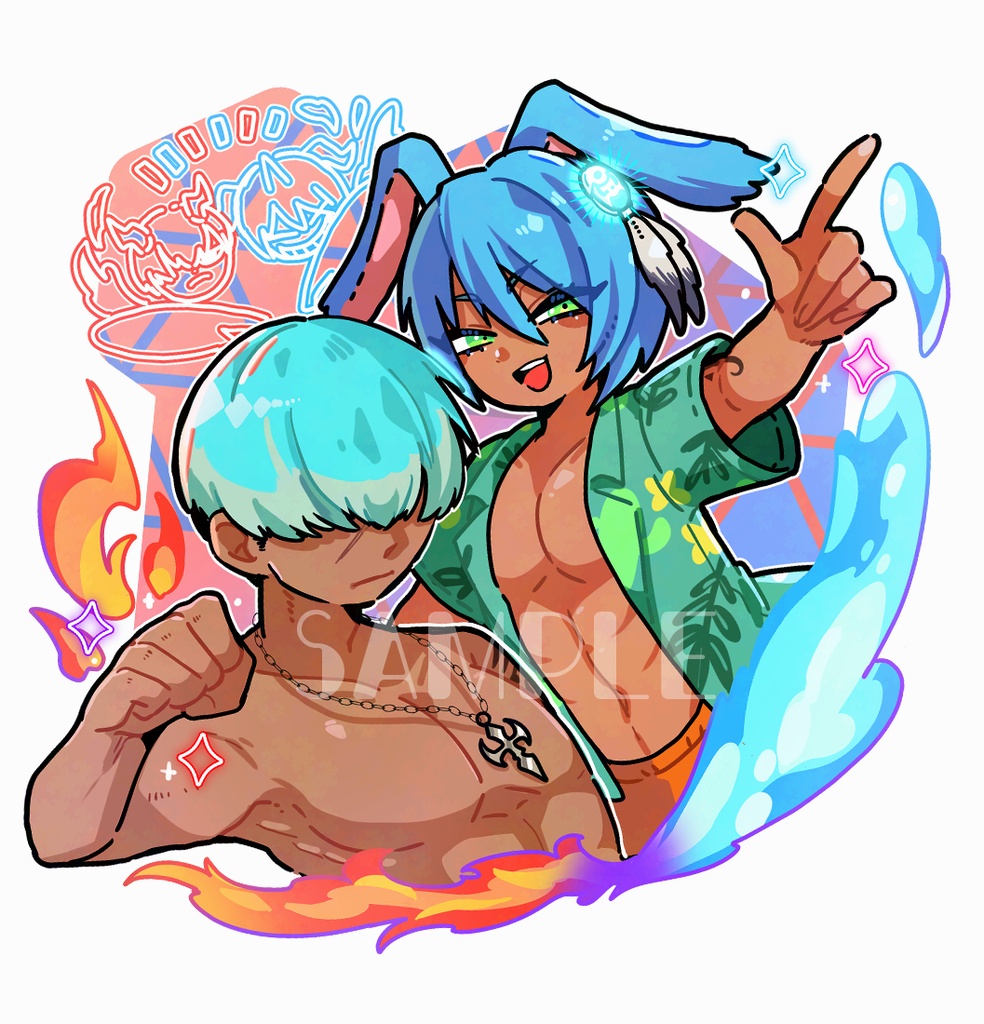 アクリルキーホルダー&ステッカー