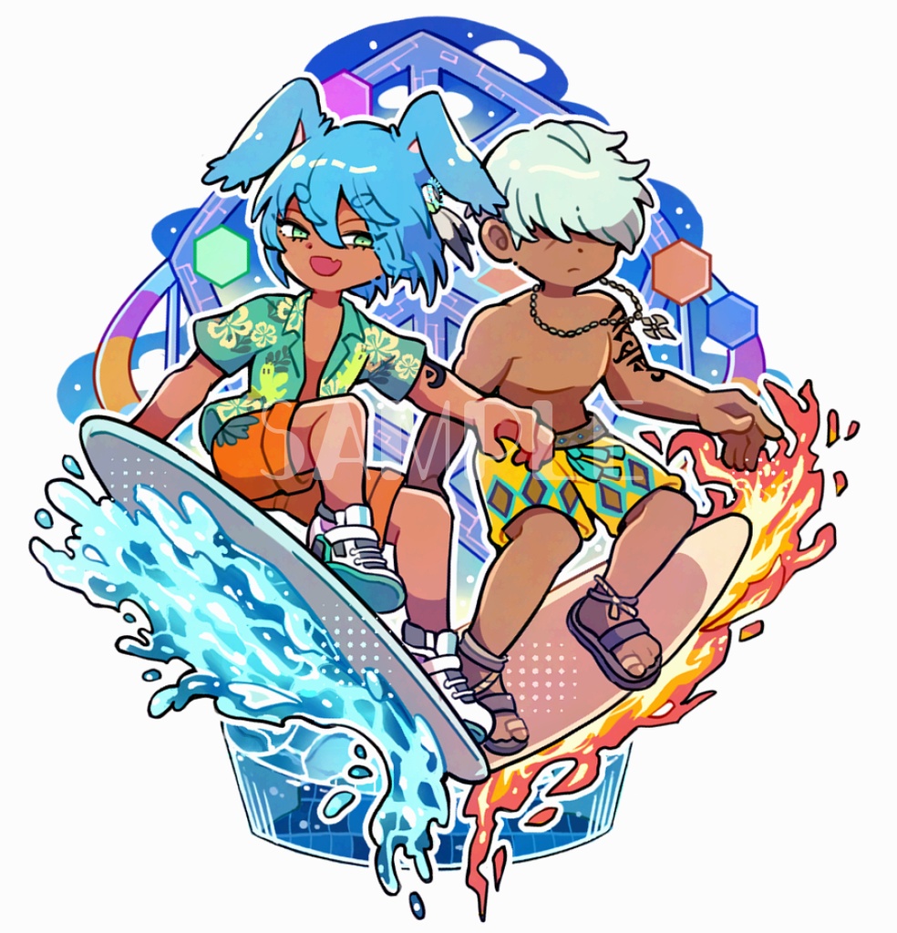 アクリルキーホルダー&ステッカー