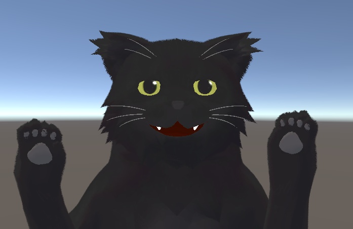 VRChat想定 猫アバター Quest対応