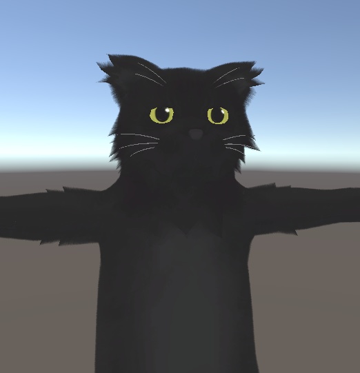 VRChat想定 猫アバター Quest対応