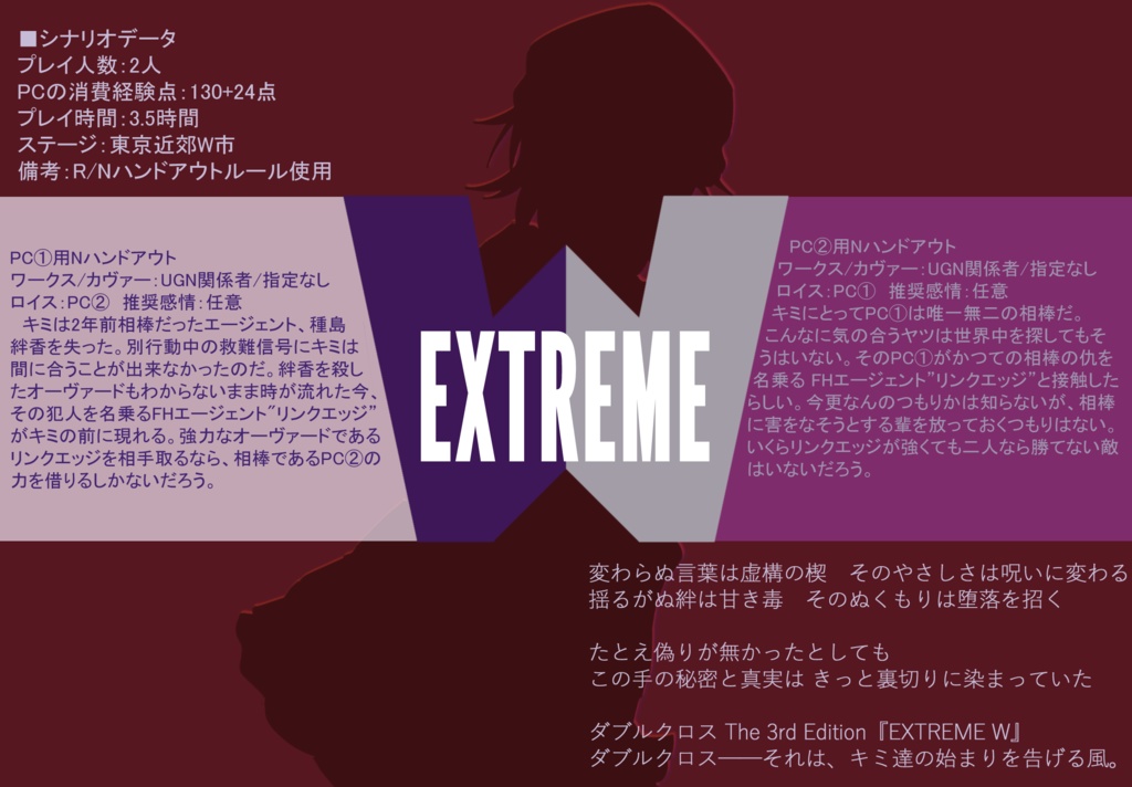 【DX3rd】EXTREME W【RHO2人プレイ】