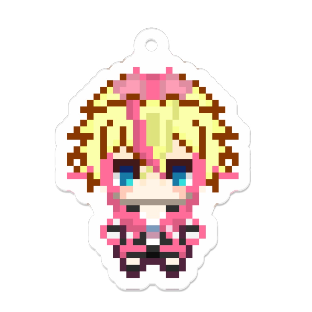 志多々田かにドット絵アクキー