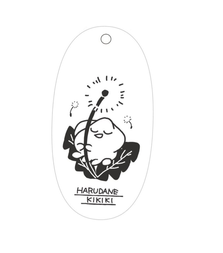 春だね(春じゃないよ)オーロラアクリルキーホルダー