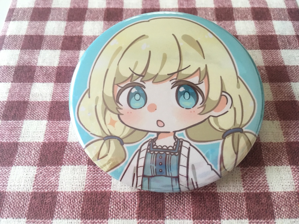 柚木ミユで缶バッジ