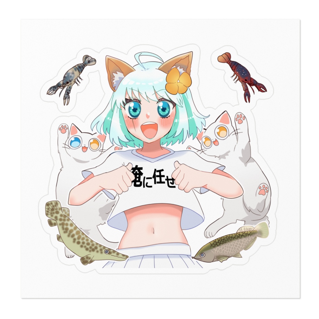 つぶさんステッカー