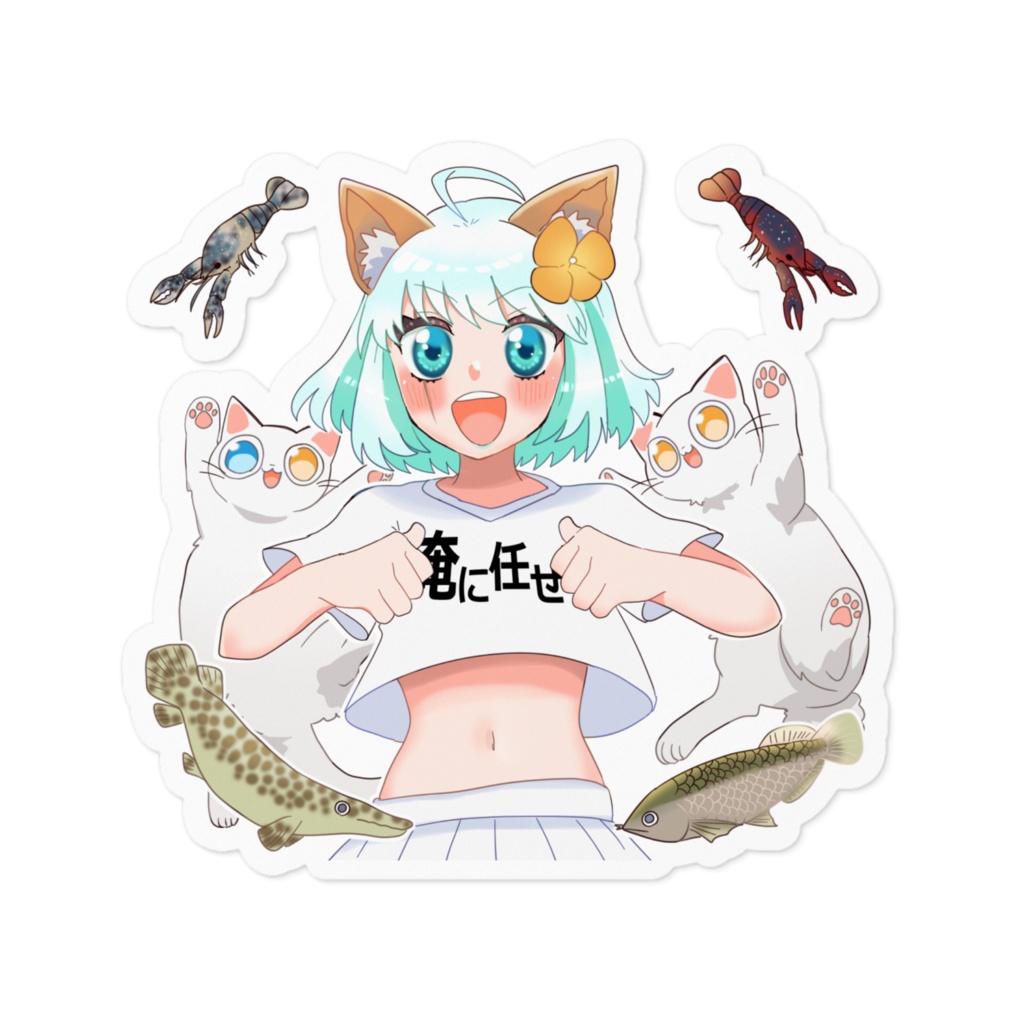 つぶさんステッカー