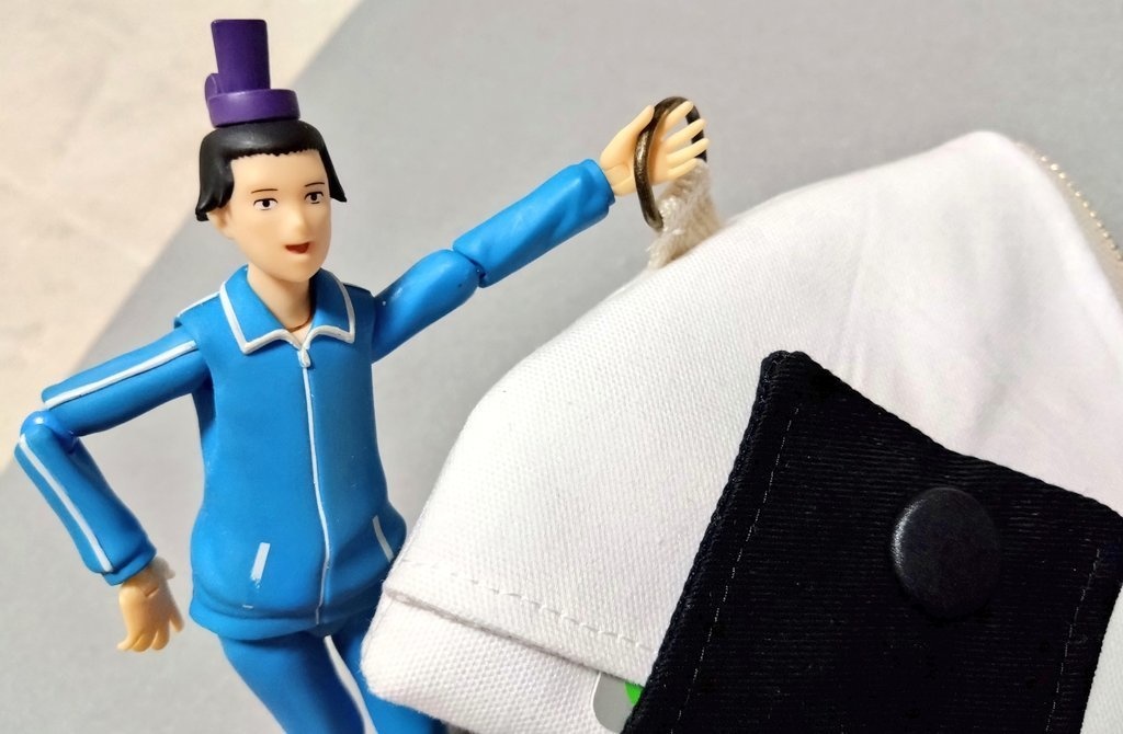 カレーおにぎりフラットポーチ