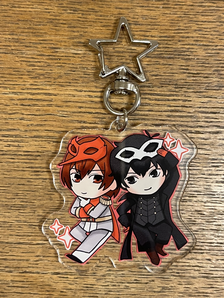 ペルソナ５　クロウ×ジョーカー　アクリルキーホルダー