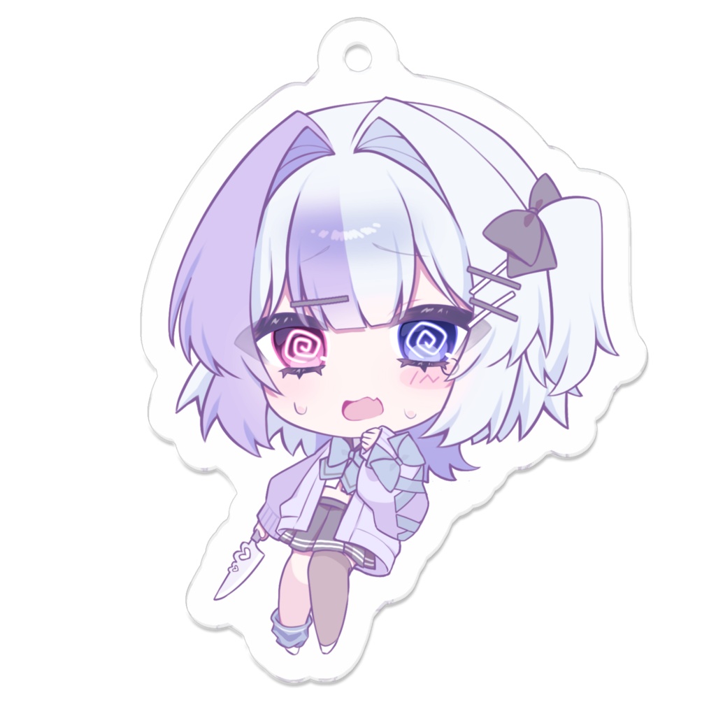 薬甘らむね ぐるぐるアクリルキーホルダー