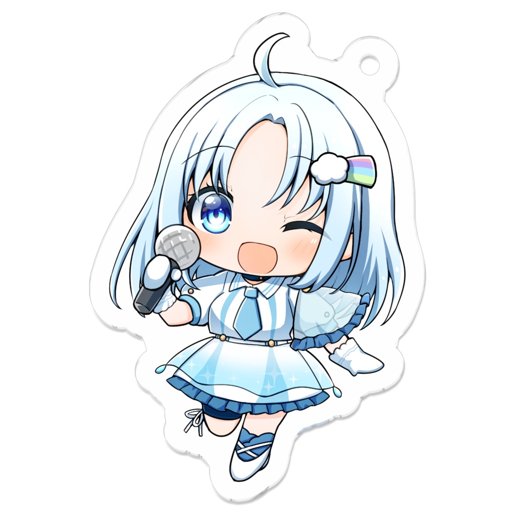 りんアクリルキーホルダー