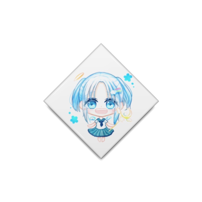 ツインテりん缶バッジ