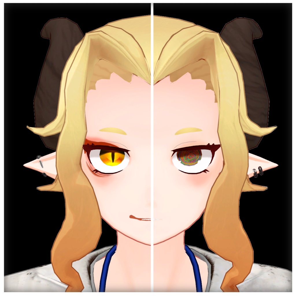 【JiLuDo専用】お狐メイクアップテクスチャ【無料】